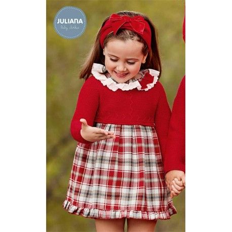 Juliana Invierno Vestido bebé niña Burbuja