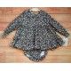 Blanca Valiente Winter Baby Girl Gray Set Flowers