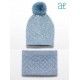 Abel & Lula Invierno Gorro y Cuello niña Azul