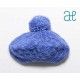 Abel & Lula Invierno Gorro niña Azul Añil
