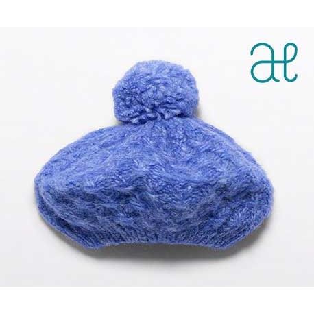 Abel & Lula Invierno Gorro niña Azul Añil