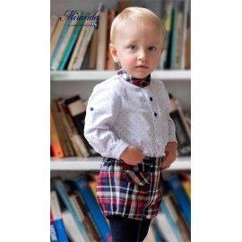 Miranda Invierno Conjunto bebé niño Rombitos y Cuadros