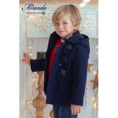 Miranda Winter Boy Navy Coat
