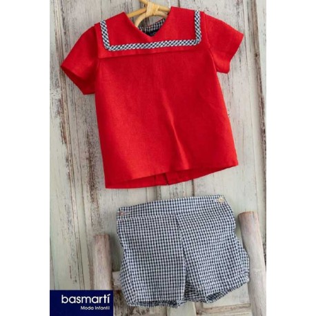 Basmartí Summer Baby Boy Set Simone de Beauvoir