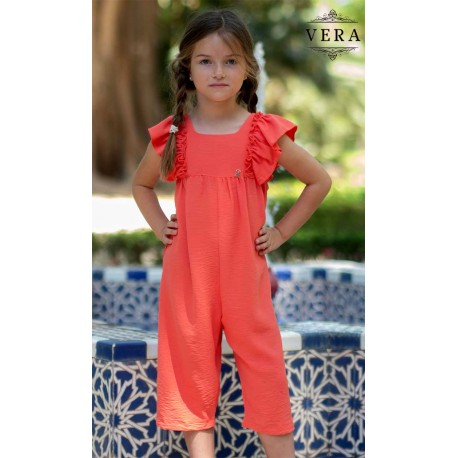 Vera Summer Girl Corale Romper