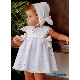 Cocote Verano Vestido bebé niña Topos Perforados