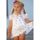 Cocote Verano Vestido bebé niña Topos Multicolor