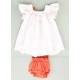 Cocote Summer Baby Girl White Embroidered Dress