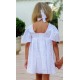 Cocote Verano Vestido niña Blanco Bordado
