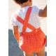 Cocote Summer Baby Boy White and Corale Set