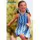 Cocote Summer Girl Ethnical Electric Blue Dress
