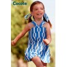 Cocote Summer Girl Ethnical Electric Blue Dress