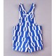 Cocote Summer Boy Ethnical Electric Blue Overalls
