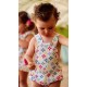 Cocote Summer Baby Boy Overalls Multicolor Crosses