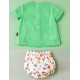 Cocote Verano Conjunto bebé niño Cruces de Colores