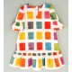 José Varón Verano Vestido niña Cuadrados Multicolor