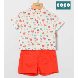Coco Acqua Verano Conjunto bebé niño Cangrejos