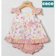 Coco Acqua Summer Baby Girl Printed Set Butterflies