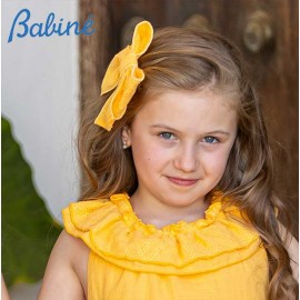 Babine Summer Girl Pin Yellow Tie
