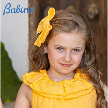 Babine Summer Girl Pin Yellow Tie