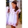 Babiné Summer Girl White Dress with Tie Corale