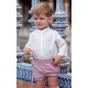 Nekenia Summer Boy Cremony White and Pink Set