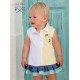 Nel Blu Summer Baby Girl Dress Duck