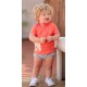 Nel Blu Verano Conjunto bebé niño Coral y Rayas