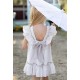 Coco Acqua Summer Girl Dress Brown Stripes