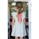 Coco Acqua Verano Vestido niña Estampado Frunce