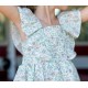 Coco Acqua Summer Girl Printed Dress Tucked Bodice