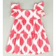 Jose Varon Summer Girl Fuchsia Dress Diamonds