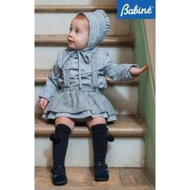 Babine Winter Baby Girl Set Gray