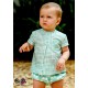 Jose Varon Summer Baby Boy Green Set Stars