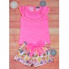 Mon Petit Bonbon Verano Conjunto niña Caracolas Short