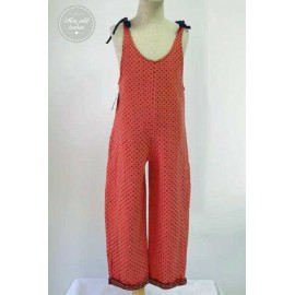 Mon Petit Bonbon Summer Girl Corale Romper Spots