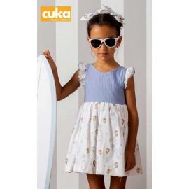 Cuka Verano Vestido niña Violeta Chamorro