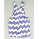 Jose Varon Summer Boy Overalls Blue Waves