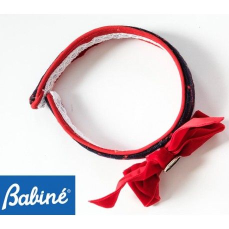 Babine Winter Girl Diadem Red Lace