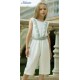 Nekenia Summer Girl Ceremony White Romper Green Tulle