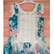 Debesos Summer Girl Green Dress Roses