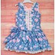 Debesos Summer Girl Blue Dress Flowers