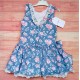 Debesos Summer Girl Blue Dress Flowers