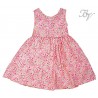 Blanca Valiente Verano Vestido niña Liberty Rosa
