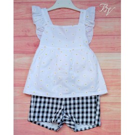 Blanca Valiente Summer Girl Set Daisies