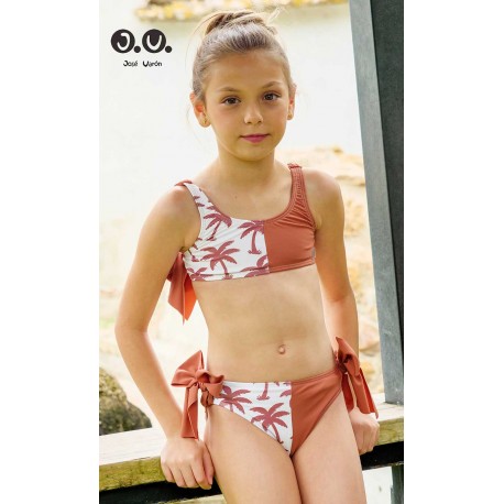 José Varón Verano Bikini niña Palmeras