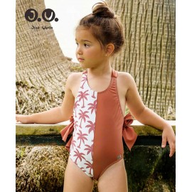 Jose Varon Summer Girl Swimsuit Palms