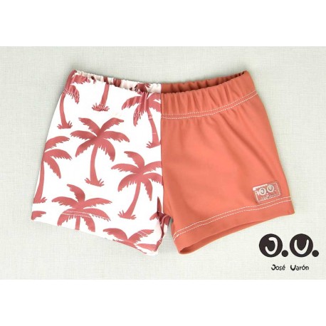 Jose Varon Summer Boy Swimsuit Palms