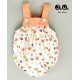 Jose Varon Summer Baby Boy Overalls Crabs
