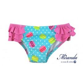 Miranda Summer Girl Swim Knickers Biscuits